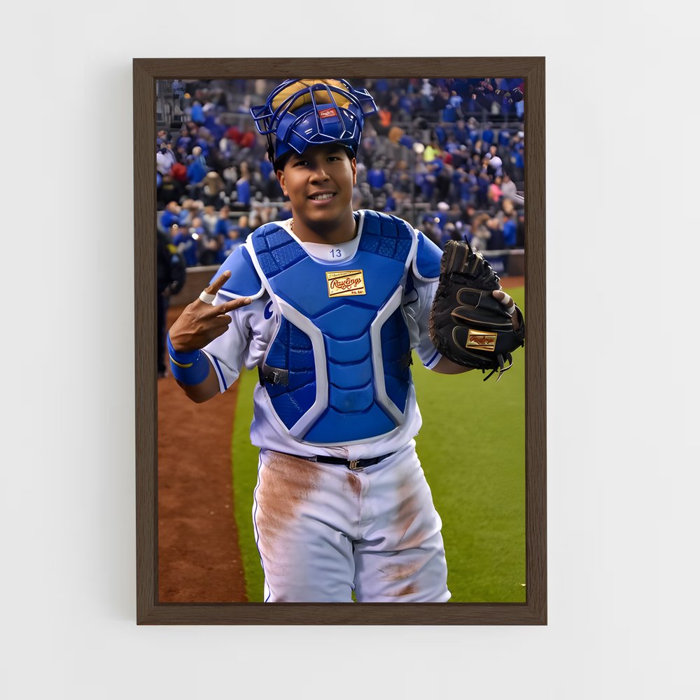 Poster Salvador Perez – affiche Baseball (vue 5)